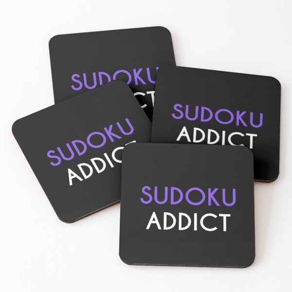Item preview, sudoku addict sudoku lover designed and sold by HiddenMist.