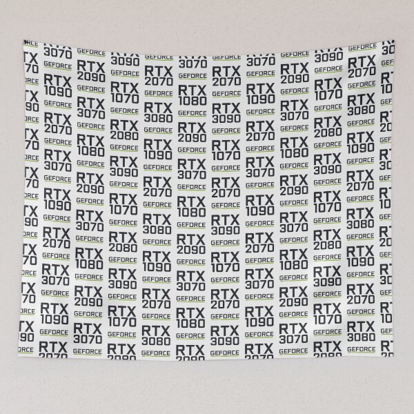 Item preview, GeForce RTX series pattern, black letters designed and sold by Smartyboyx14.