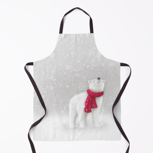 Item preview, Snowflakes Falling Polar Bear designed and sold by Jade Lawley.