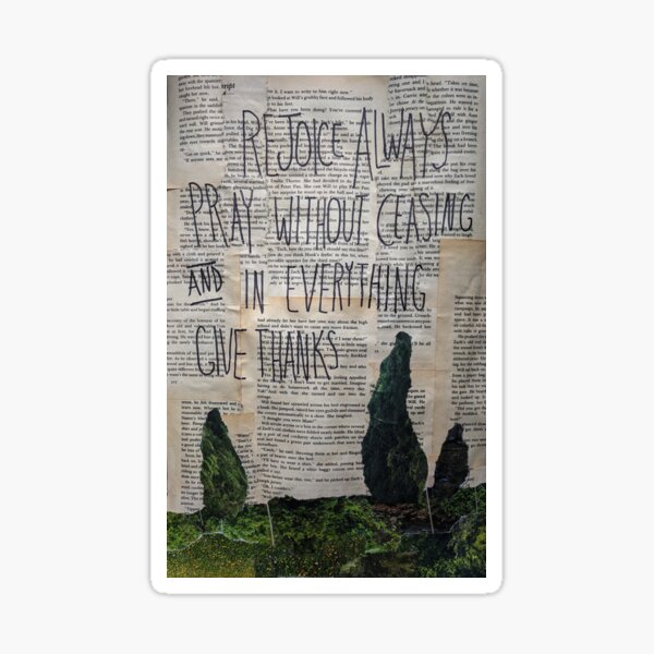 Item preview, Rejoice Always, Pray Continually and in Everything Give Thanks designed and sold by Ashley Moen.