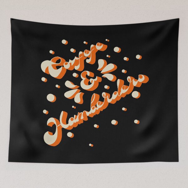 Item preview, Covfefe Hamberders Groovy 70s Hand Lettered Script Cream designed and sold by WPahat.