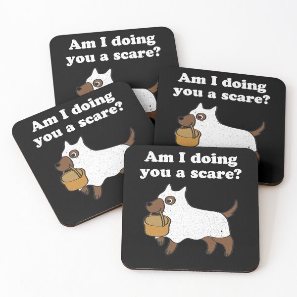 Item preview, Am I doing you a scare, Halloween Dog designed and sold by merchermaier.