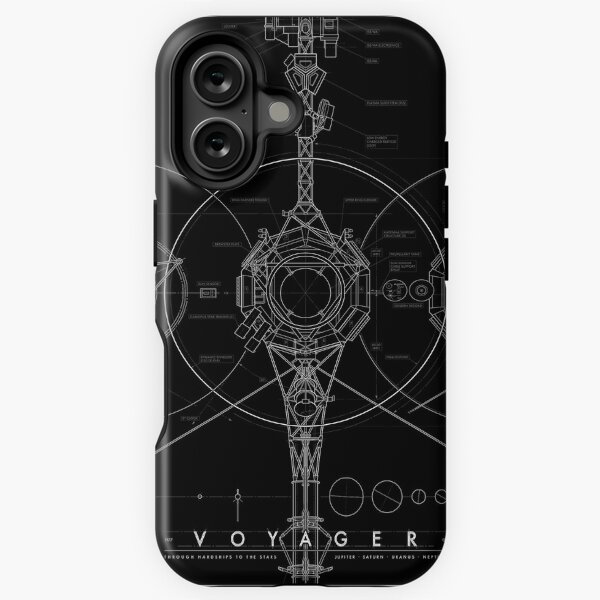 Item preview, Voyager Blueprint - BLACK designed and sold by CedarAndCarbon.