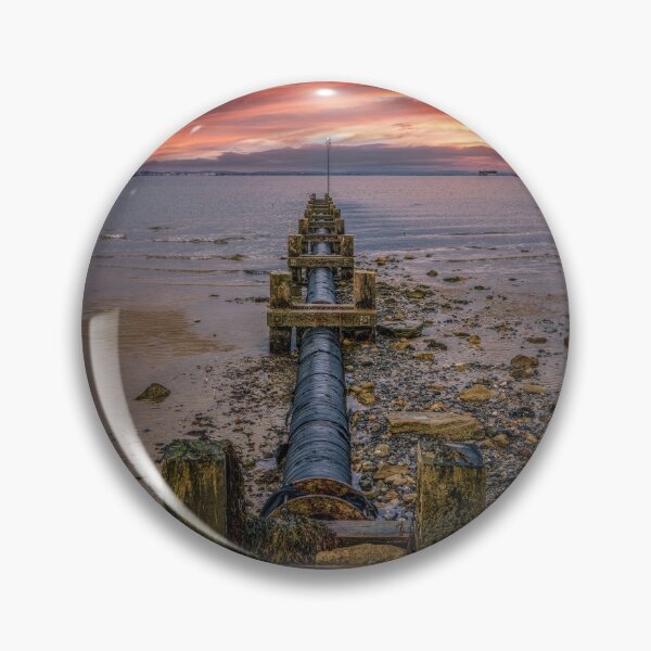 Item preview, Seaview Outfall Sunrise designed and sold by manateevoyager.
