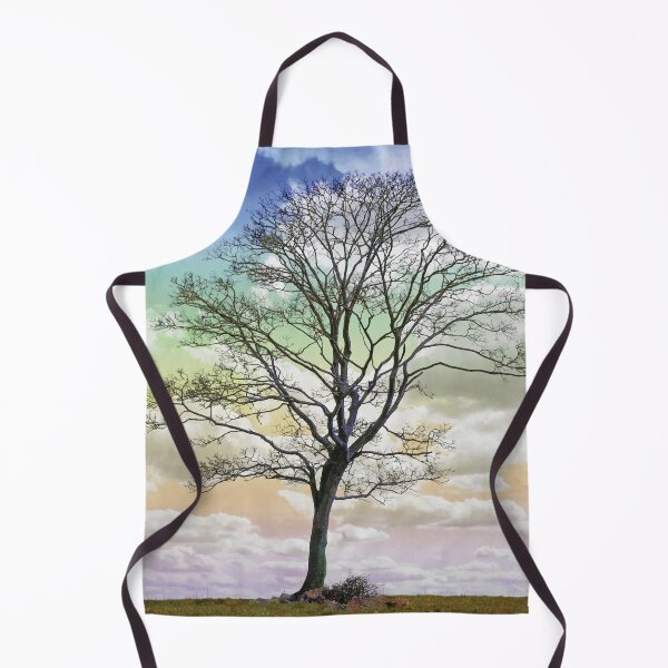 Item preview, Árbol desnudo contra el cielo multicolor designed and sold by PlanetPrints.