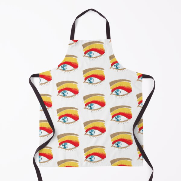 Item preview, A woman eye with red and yellow designed and sold by Nailia Kublashvili.