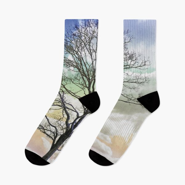 Item preview, Bare Tree Against the MultiColor Sky designed and sold by PlanetPrints.