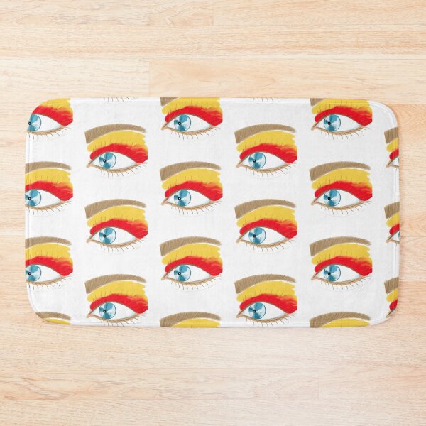 Item preview, A woman eye with red and yellow designed and sold by Nailia Kublashvili.