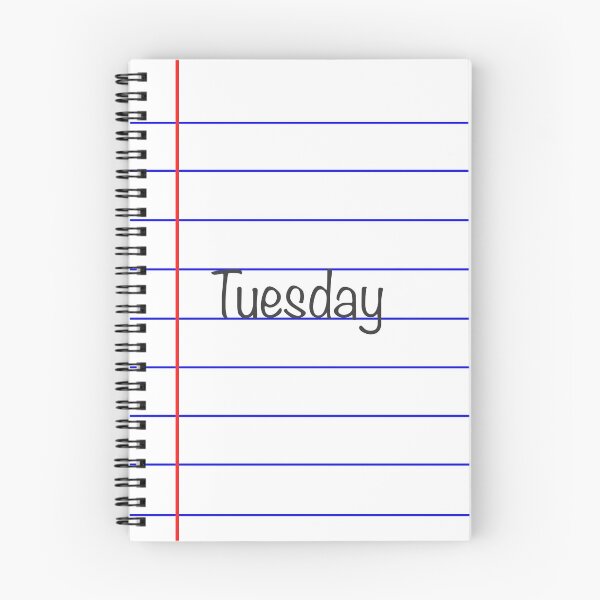 Item preview, Tuesday- Lined Paper designed and sold by Jocelyn Sperduto Art.