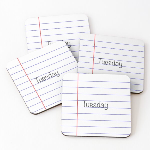Item preview, Tuesday- Lined Paper designed and sold by Jocelyn Sperduto Art.