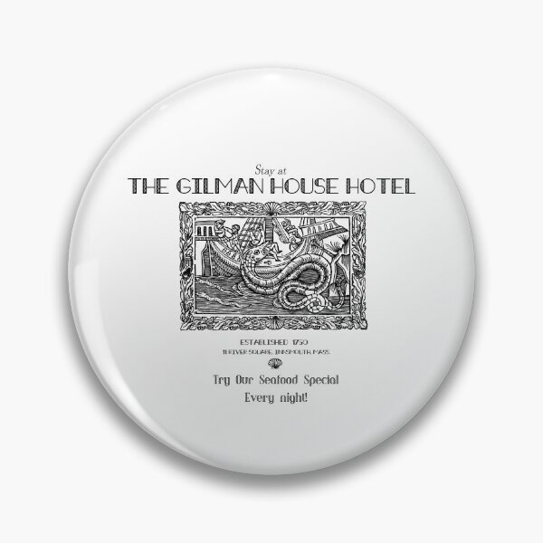 Item preview, The Gilman House Hotel, Innsmouth - Black Text designed and sold by SteveVFX.