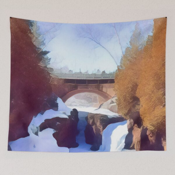 Item preview, Snowy Minnesota Bridge designed and sold by Kyle Madaus.
