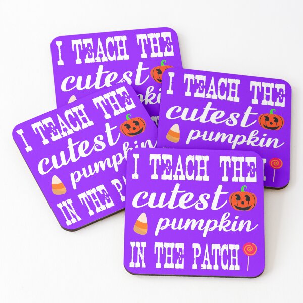 Item preview, good quotes about halloween 2020 I Teach the Cutest Pumpkins, Cute Fall Teacher gift, gift from teacher to students for halloween 2020 designed and sold by khalidelk.