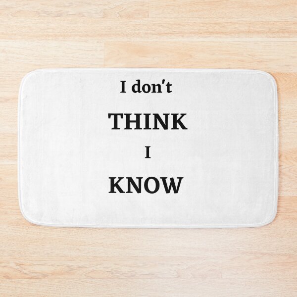 Item preview, I don't think I know designed and sold by chark70.