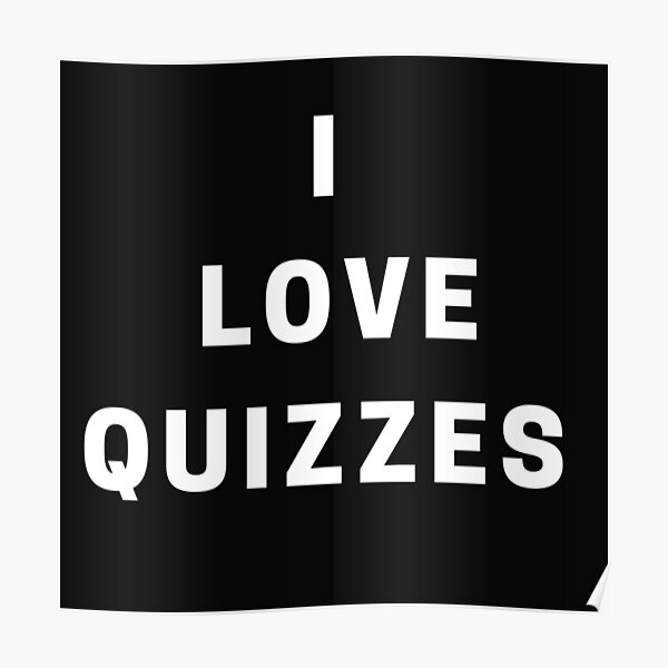 Quiz test Poster