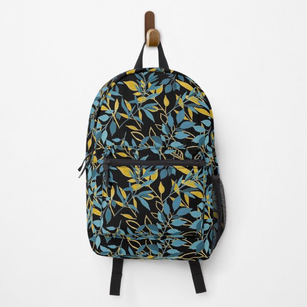 Item preview, Blue and Gold Leaves Pattern designed and sold by LoA-Lady.