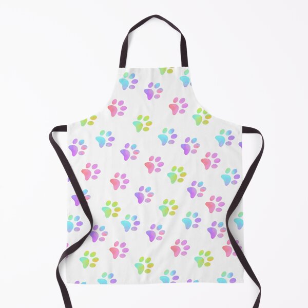 Item preview, Pastel Rainbow Paw Prints designed and sold by FaithAndForest.