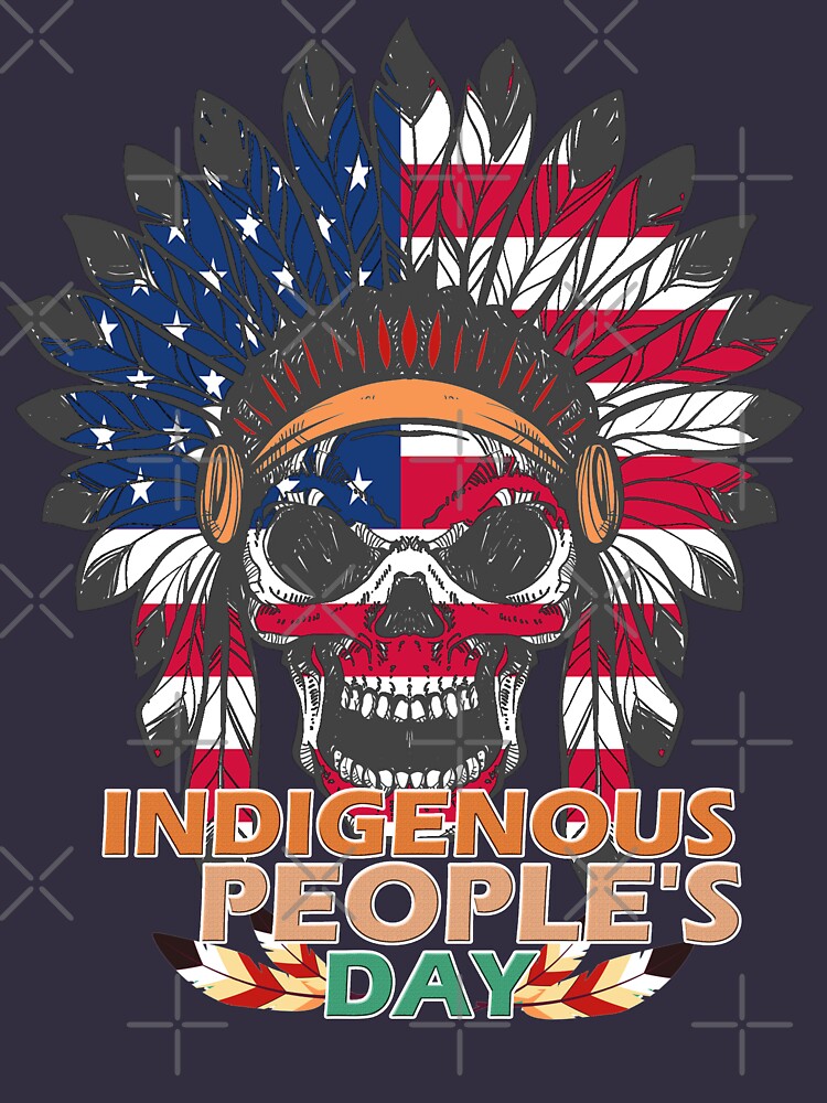  Indigenous Peoples Native American Day 2023 Anti Columbus  Premium T-Shirt : Clothing, Shoes & Jewelry