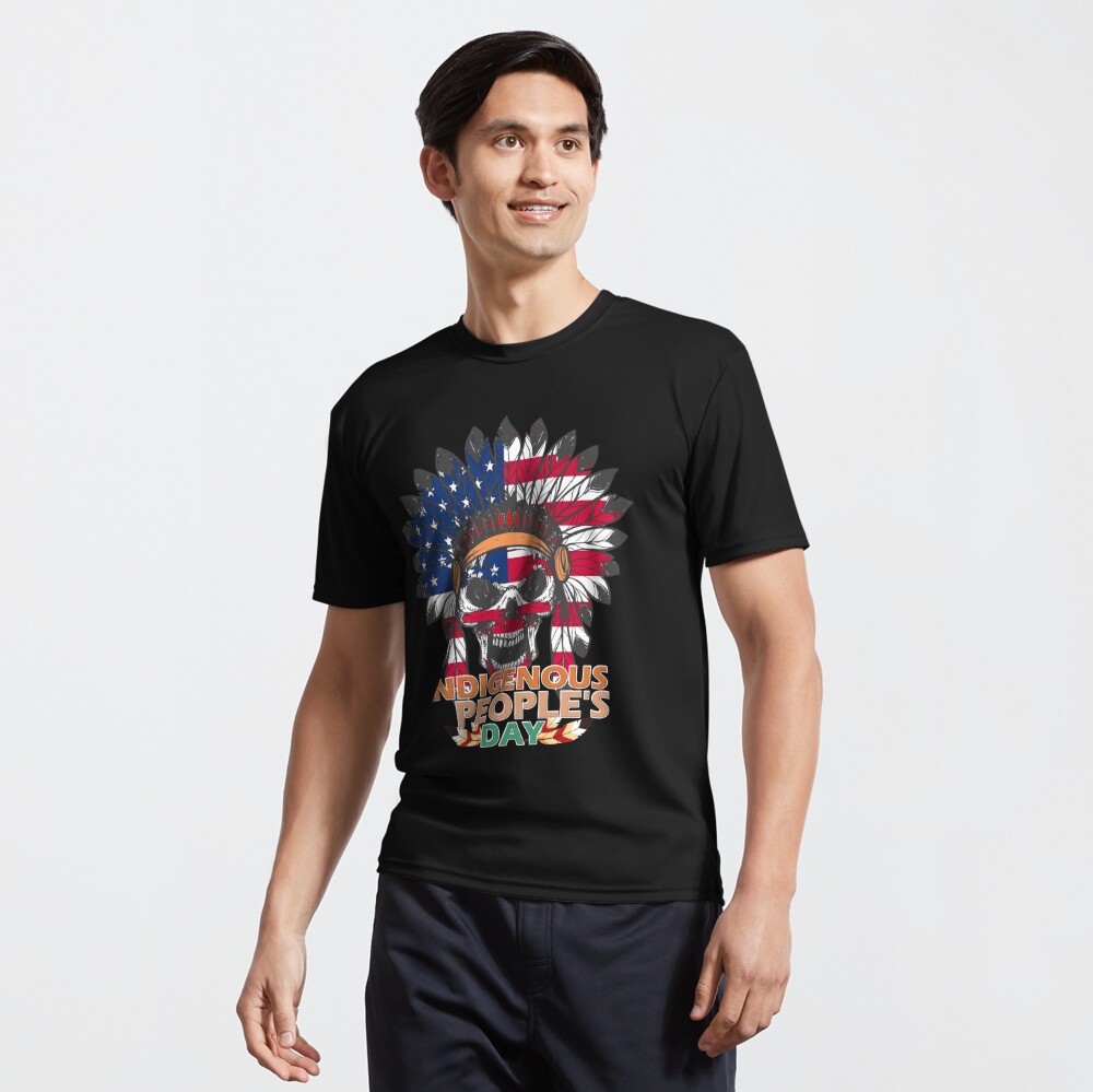  Indigenous Peoples Native American Day 2023 Anti Columbus  Premium T-Shirt : Clothing, Shoes & Jewelry