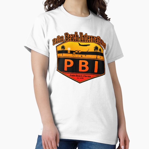 Palm Beach International Airport Code Classic T-Shirt