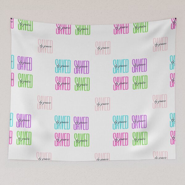 Item preview, Saved by Grace Sticker Pack designed and sold by LiveAndGlow.