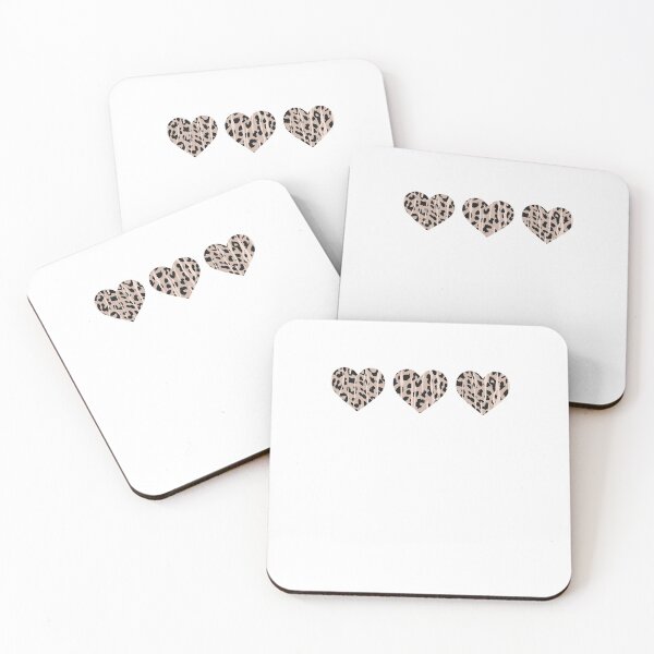 Item preview, Safari Print Leopard Fur Hearts Cute designed and sold by sharedipmemes.