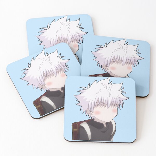 Gon And Killua Coasters Redbubble - roblox anime cross killua