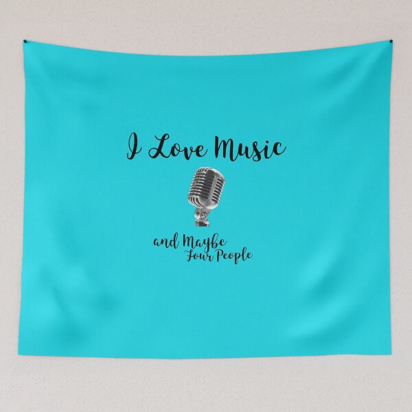 Item preview,  “I Love Music and Maybe Four People”  Music Piano Band Orchestra  designed and sold by musicmusicpin.