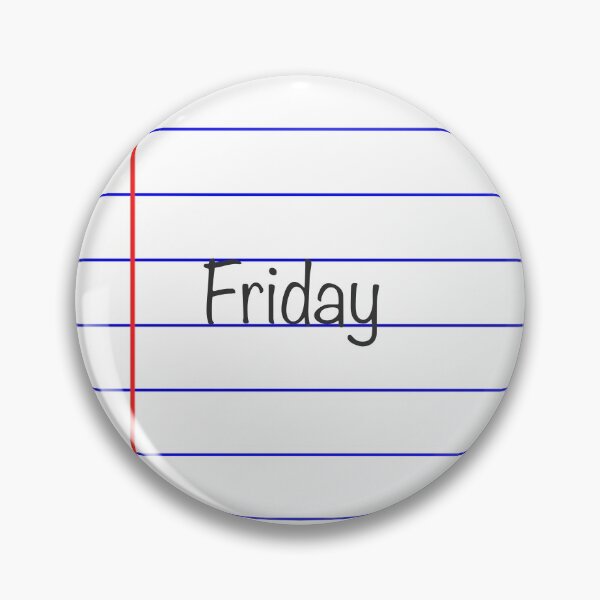 Item preview, Friday - Lined Paper designed and sold by Jocelyn Sperduto Art.