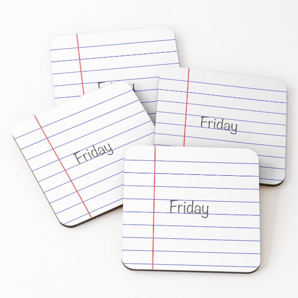 Item preview, Friday - Lined Paper designed and sold by Jocelyn Sperduto Art.