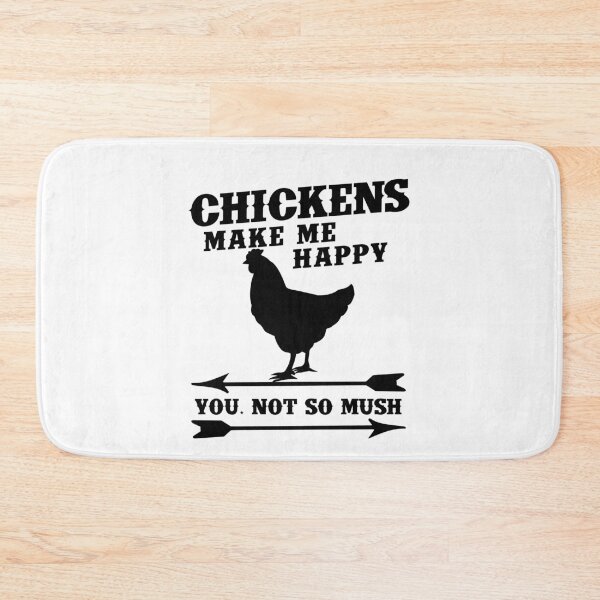 Item preview, Chickens Make Me Happy Funny Chicken Lover Gifts designed and sold by creativeMOW.