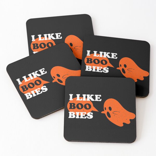 Item preview, Vintage I like boobies, ghost, halloween designed and sold by merchermaier.