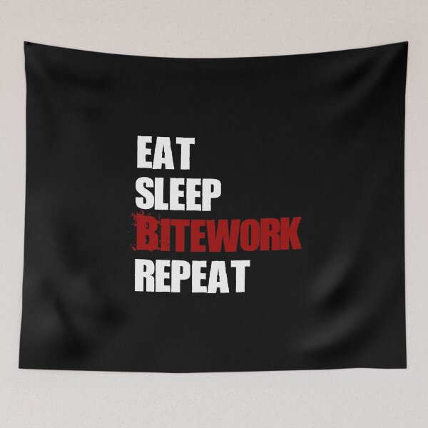 Item preview, Eat Sleep Bitework Repeat Protection Dog Shirt designed and sold by Guarddogdrive.