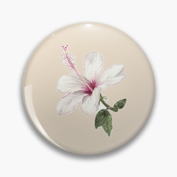 Hibiscus Flower Pin