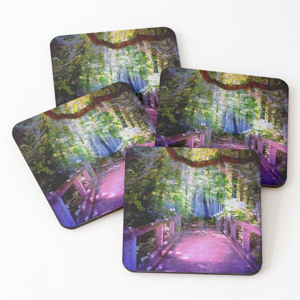 Item preview, Mystical Bridge In Forest designed and sold by Mary Riley.