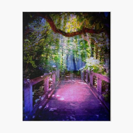 Item preview, Mystical Bridge In Forest designed and sold by Mary Riley.