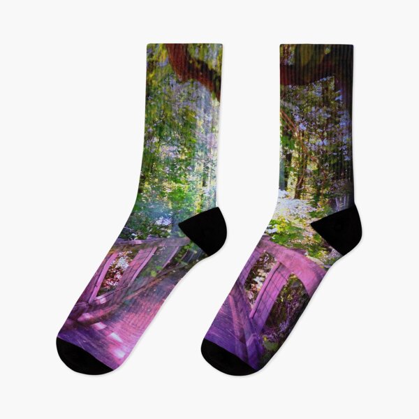 Item preview, Mystical Bridge In Forest designed and sold by Mary Riley.