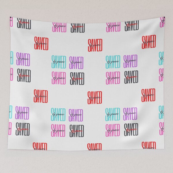 Item preview, Saved by Grace Sticker Pack designed and sold by LiveAndGlow.