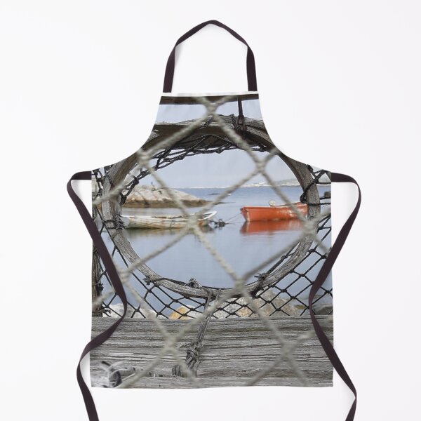 Item preview, Fishing Lobster Trap View Nova Scotia designed and sold by loveoceanair.