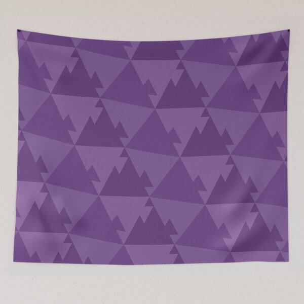 Item preview, Jigsaw Puzzle Triangles Pattern – Purple designed and sold by RoguePatterns.
