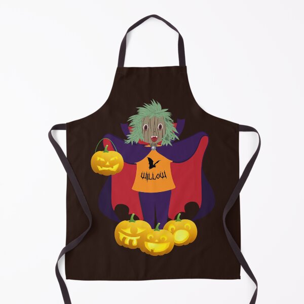 Item preview, Whizzy Willow Halloween Pumpkin Season Apron designed and sold by bluesky12.