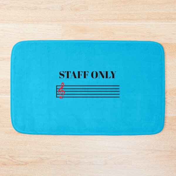 Item preview, «Staff Only» Music Piano Band Orchestra  designed and sold by musicmusicpin.