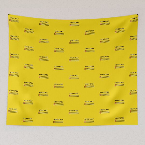 Item preview, «Staff Only» Music Piano Band Orchestra  designed and sold by musicmusicpin.