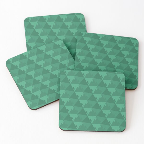 Item preview, Jigsaw Puzzle Triangles Pattern – Green designed and sold by RoguePatterns.