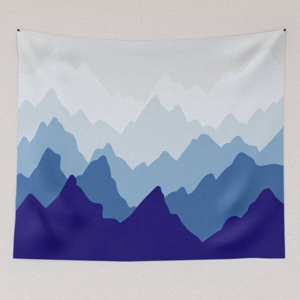 Item preview, Mountains in the fog designed and sold by lolamawi.