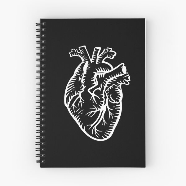 Item preview, White anatomical heart designed and sold by Jennifer Maghzal Designs.