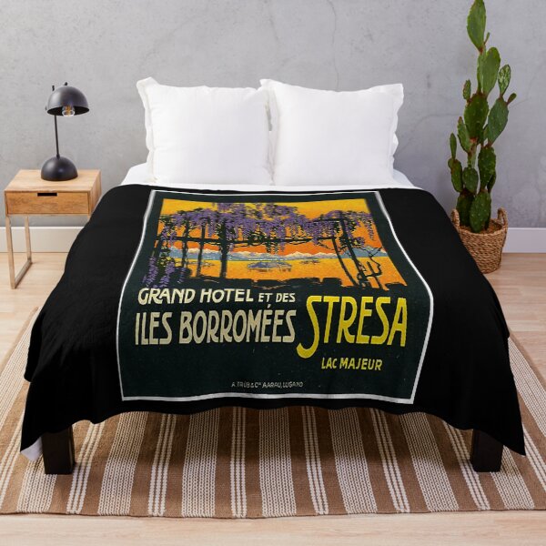 Item preview, Stresa Lac Majeur retro poster designed and sold by CorasPosters.
