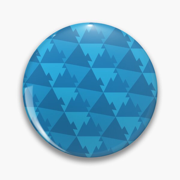 Item preview, Jigsaw Puzzle Triangles Pattern – Blue designed and sold by RoguePatterns.