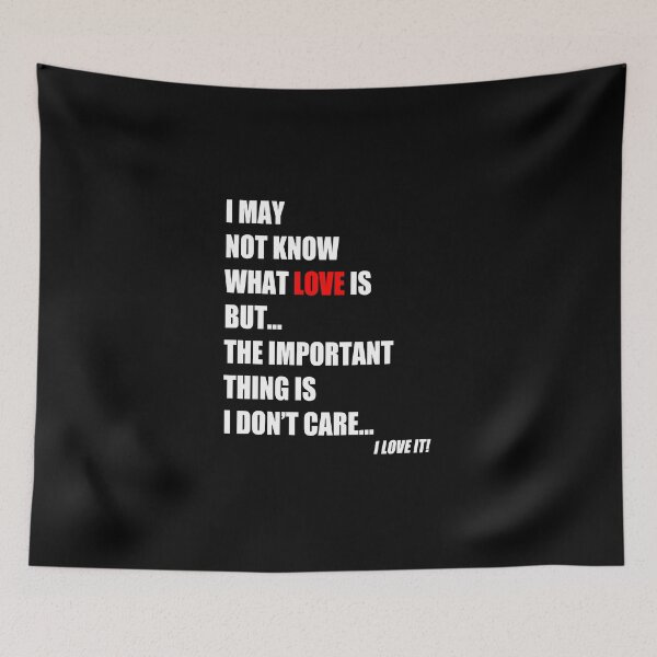 Item preview, Quote About Love W&B designed and sold by teetata.