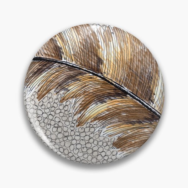 Item preview, Turkey Feather Ink Drawing designed and sold by Michelebuttons.